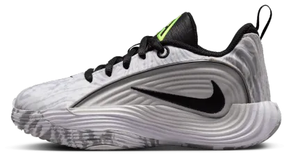 Nike Giannis Immortality 5 童款 - White/Metallic Silver/Off White - Image 2