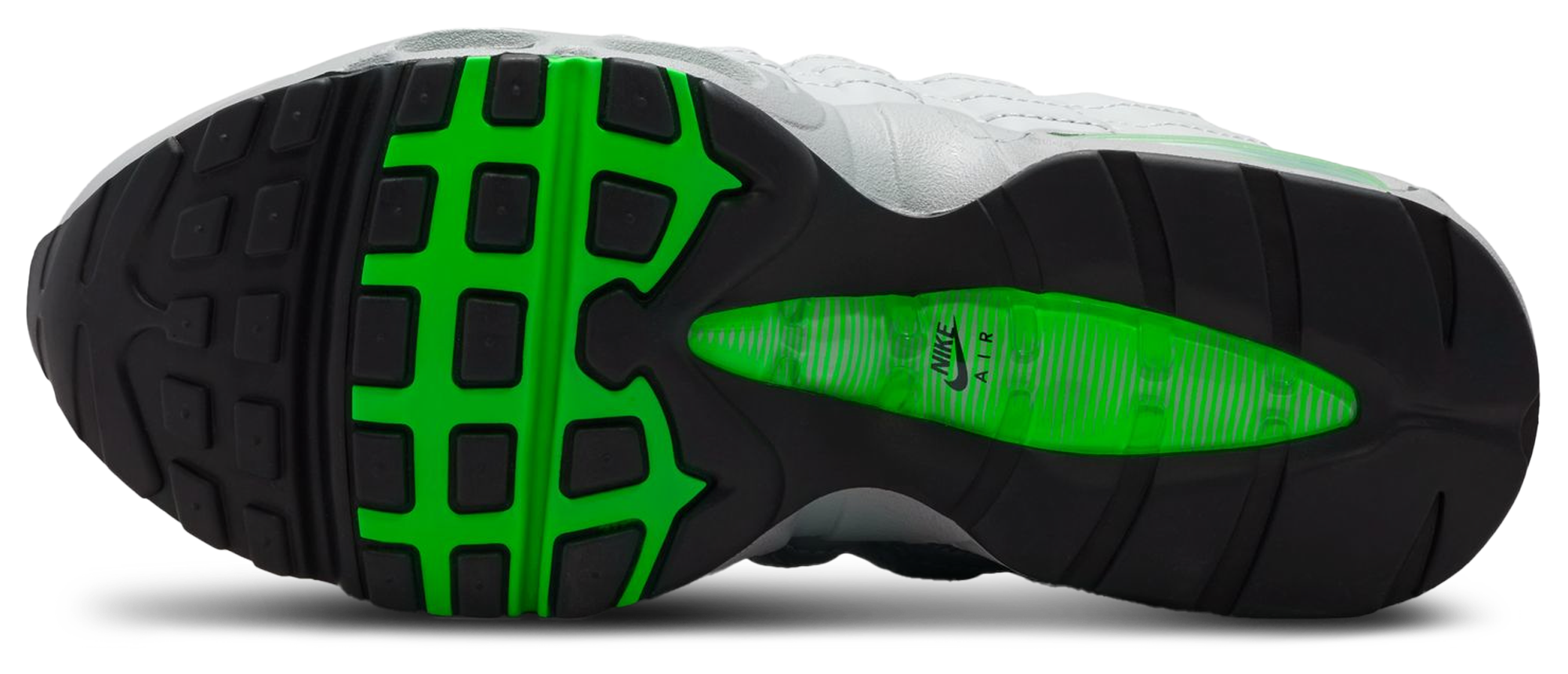 Nike Air Max 95 BB Leather 童款 - Light Smoke/Green Strike - Image 5