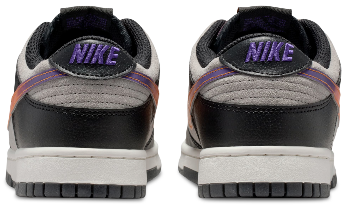 Nike Dunk Low Retro Premium - Medium Grey/Orange Peel/Black - Image 3