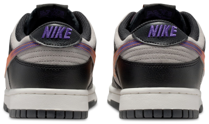 Nike Dunk Low Retro Premium - Medium Grey/Orange Peel/Black - Image 3