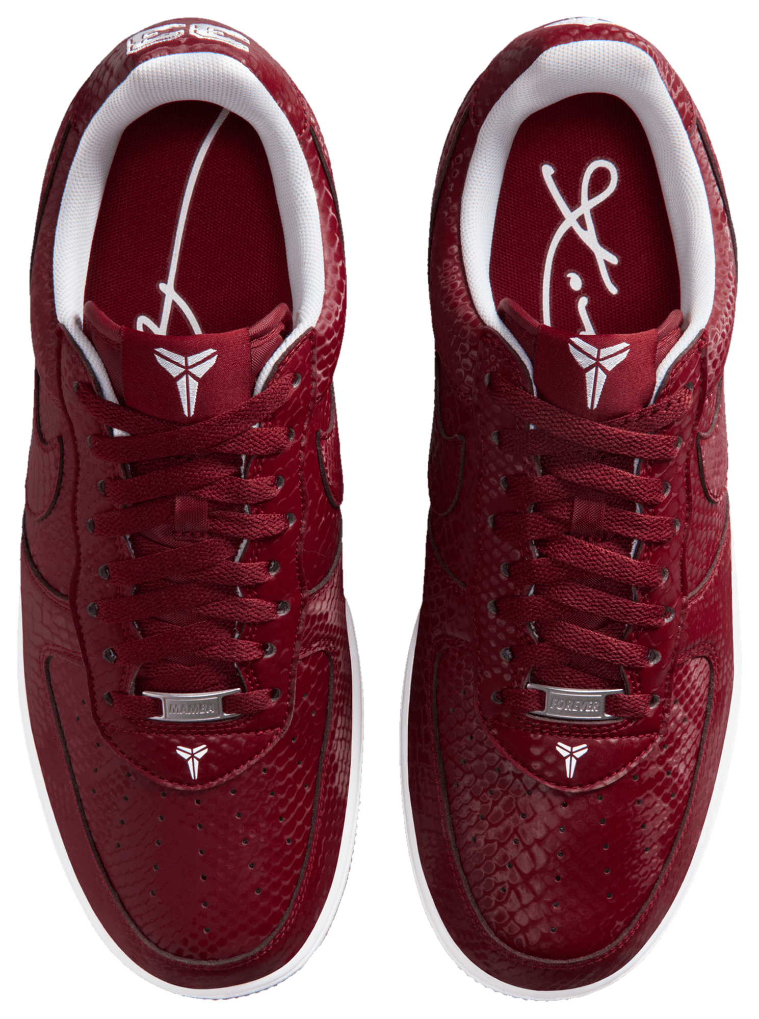 Nike Kobe Air Force 1 Low - Team Red/White - Image 4