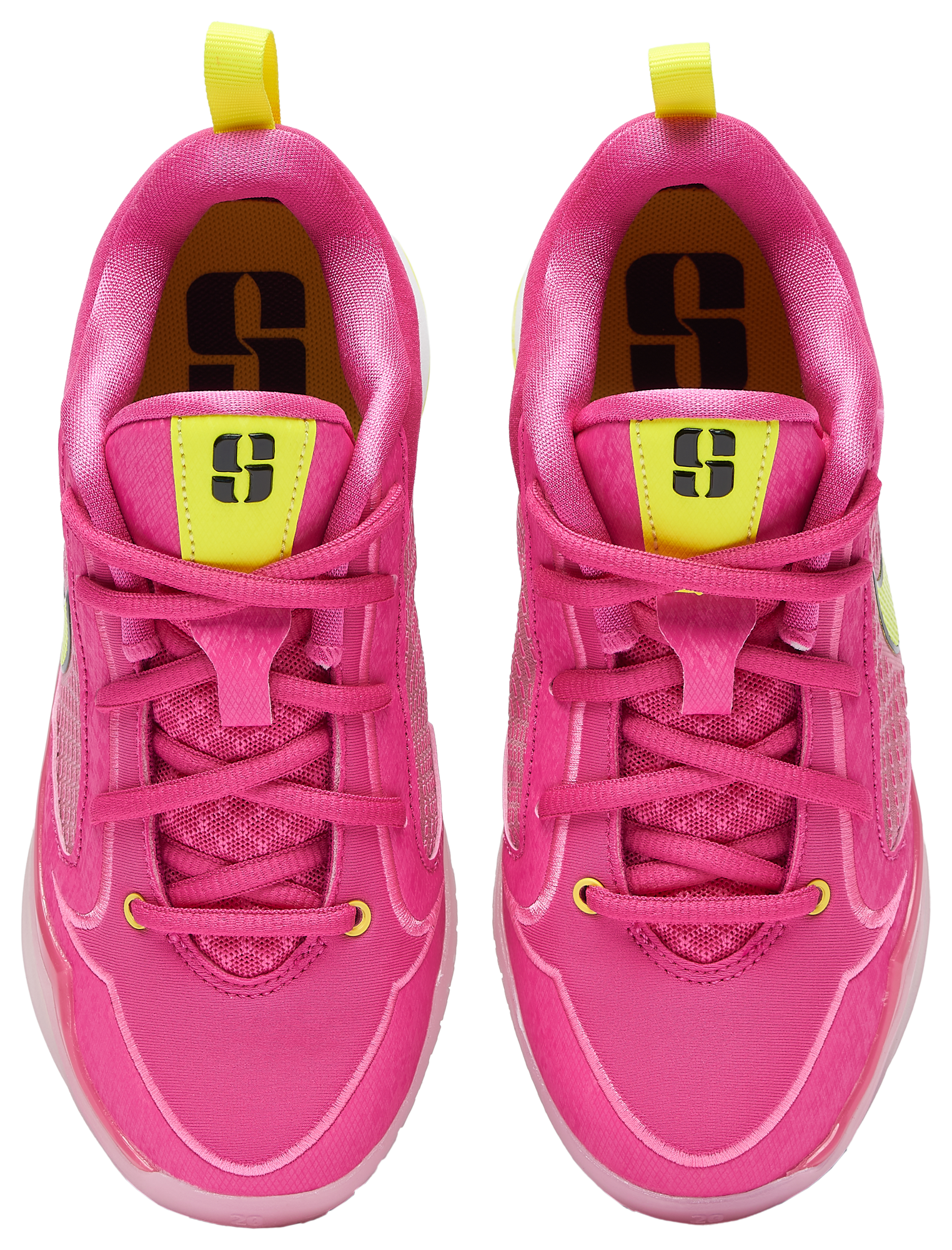Nike Sabrina 4 童款 - Pink Rise/Lemon Venom/Pink Rise - Image 4