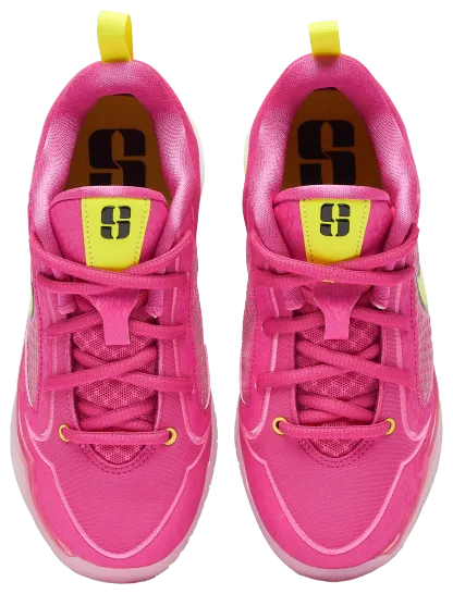 Nike Sabrina 4 童款 - Pink Rise/Lemon Venom/Pink Rise - Image 4