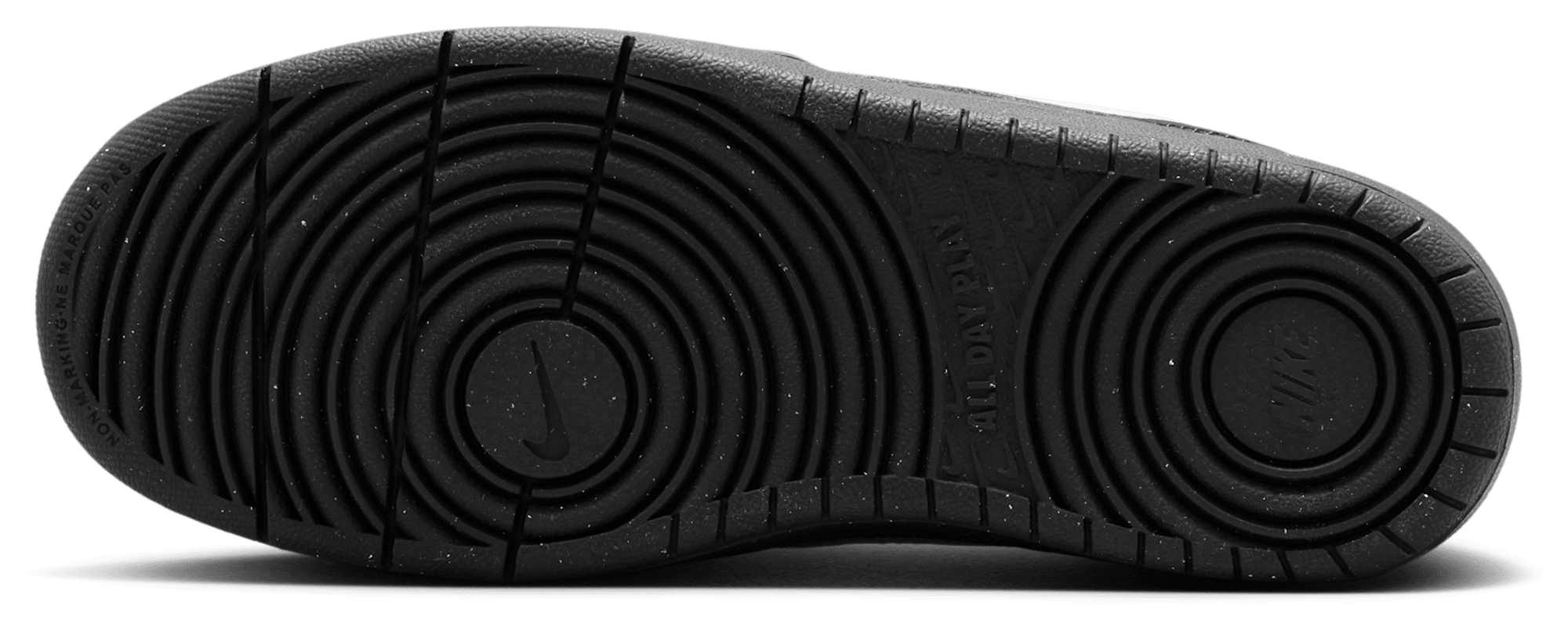 Nike Court Borough Low Recraft 童款 - Grey Fog/Black/Black - Image 5