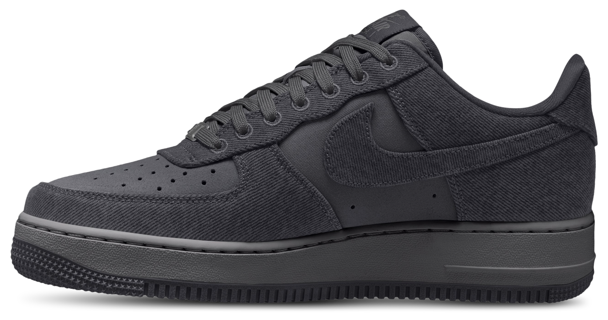 Nike Air Force 1 Low LE - Gray/Silver/Gray - Image 2