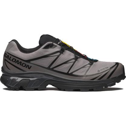 Salomon XT-6 GORE-TEX - Black / Cloudburst / Dark Gull Gray - View 1