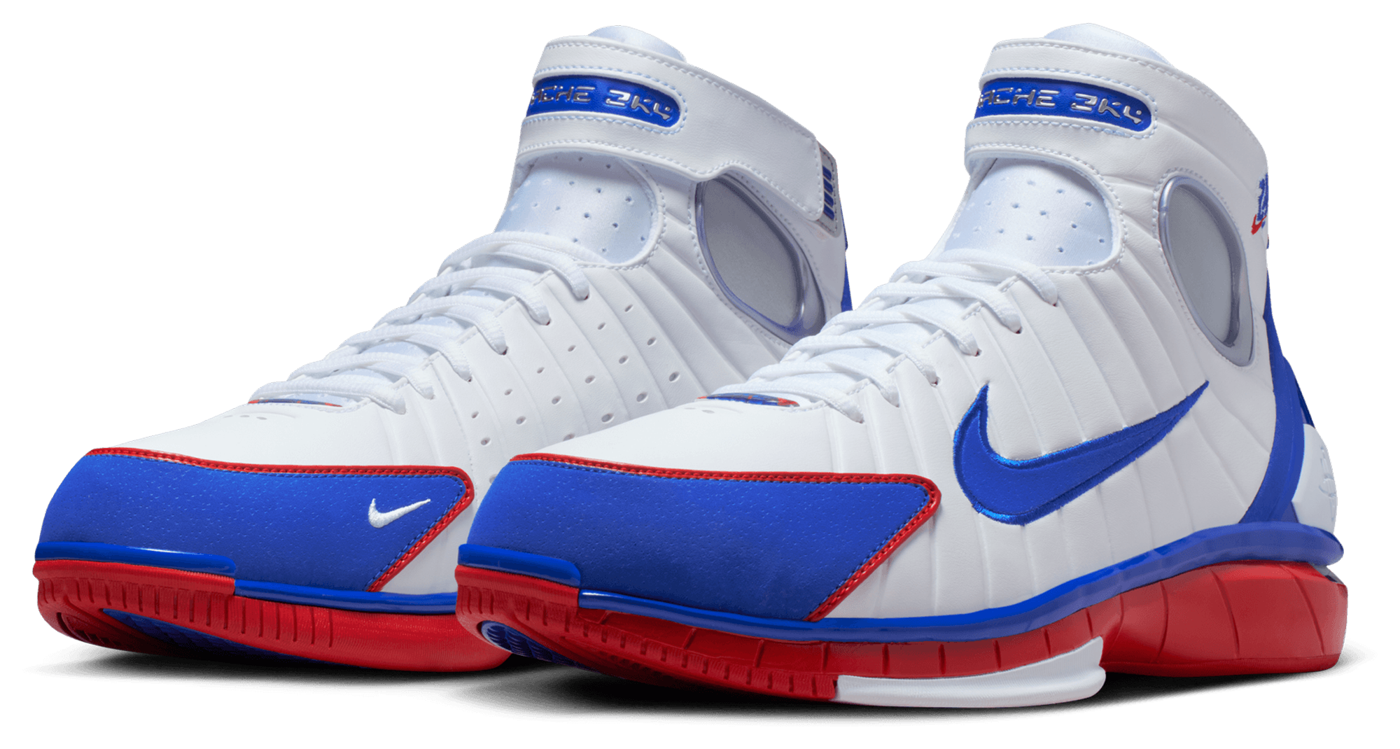 Nike Air Zoom Huarache 2K4 All Star - Varsity Red/White/Varsity Blue - Image 6
