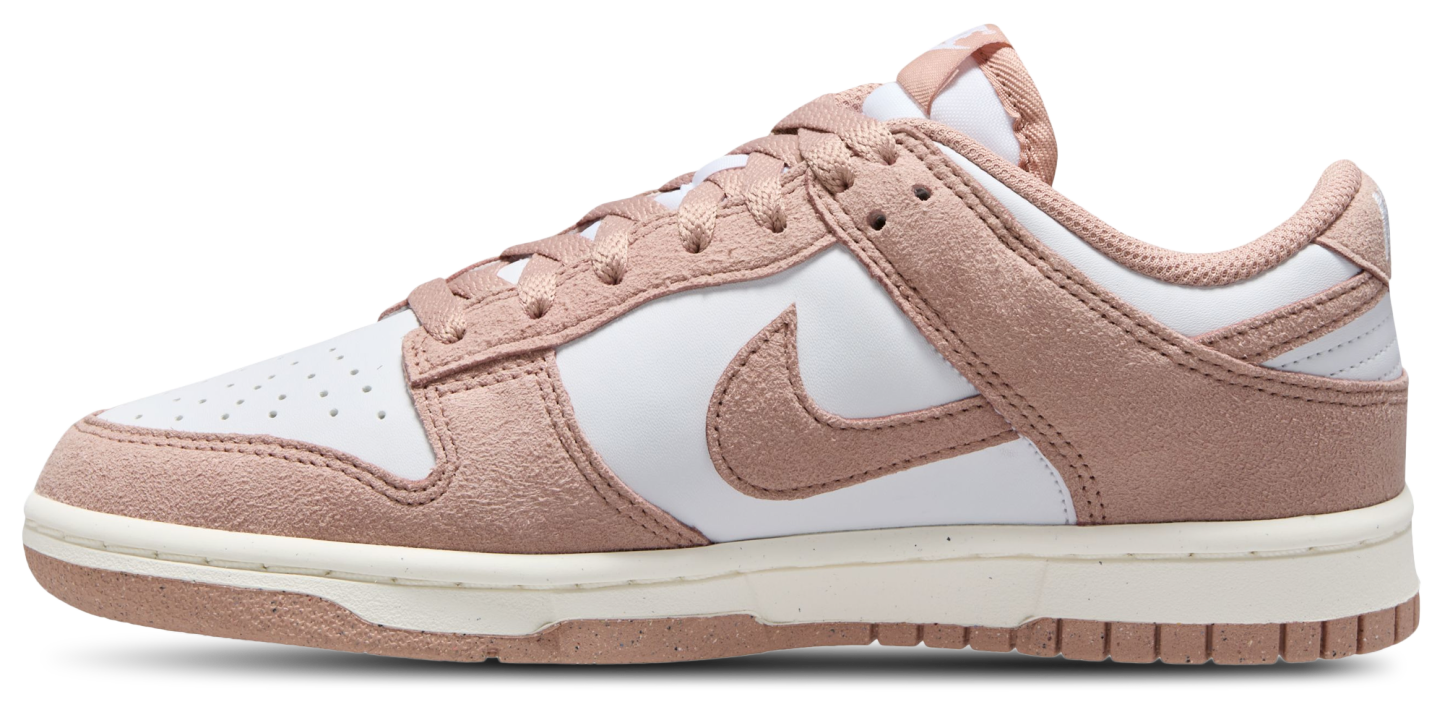 Nike Dunk Low - Particle Pink/White/Metallic Silver - Image 2