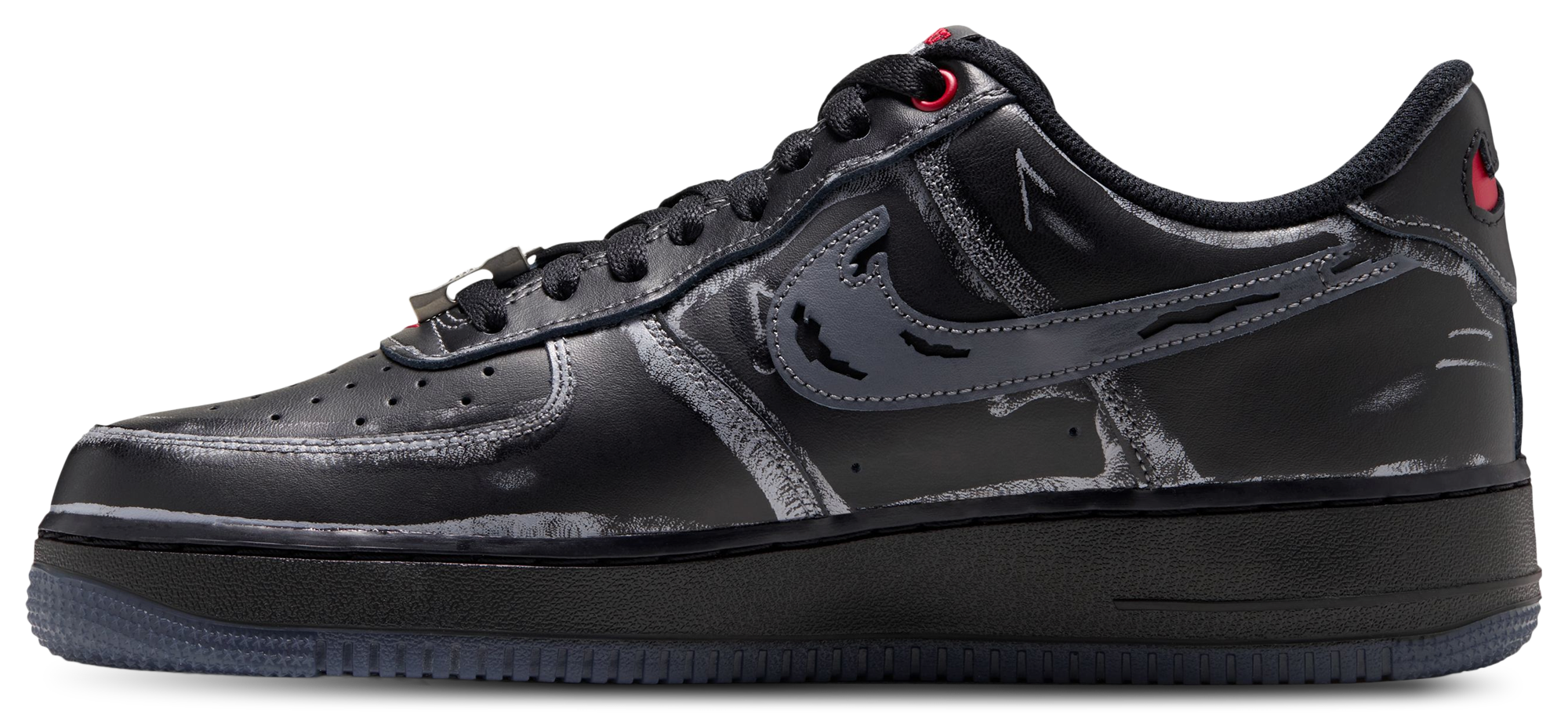Nike Air Force 1 Low LE - Black/Gym Red/Summit White - Image 2