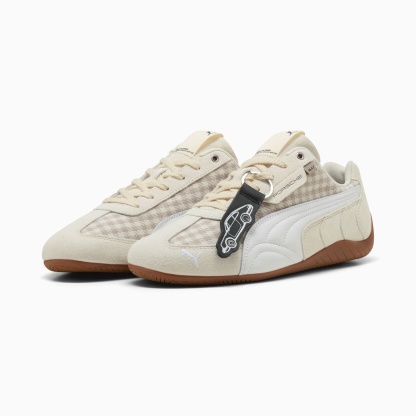Porsche Legacy Speedcat Pepita Sneakers - Mouse Gray-Alpine Snow - 2