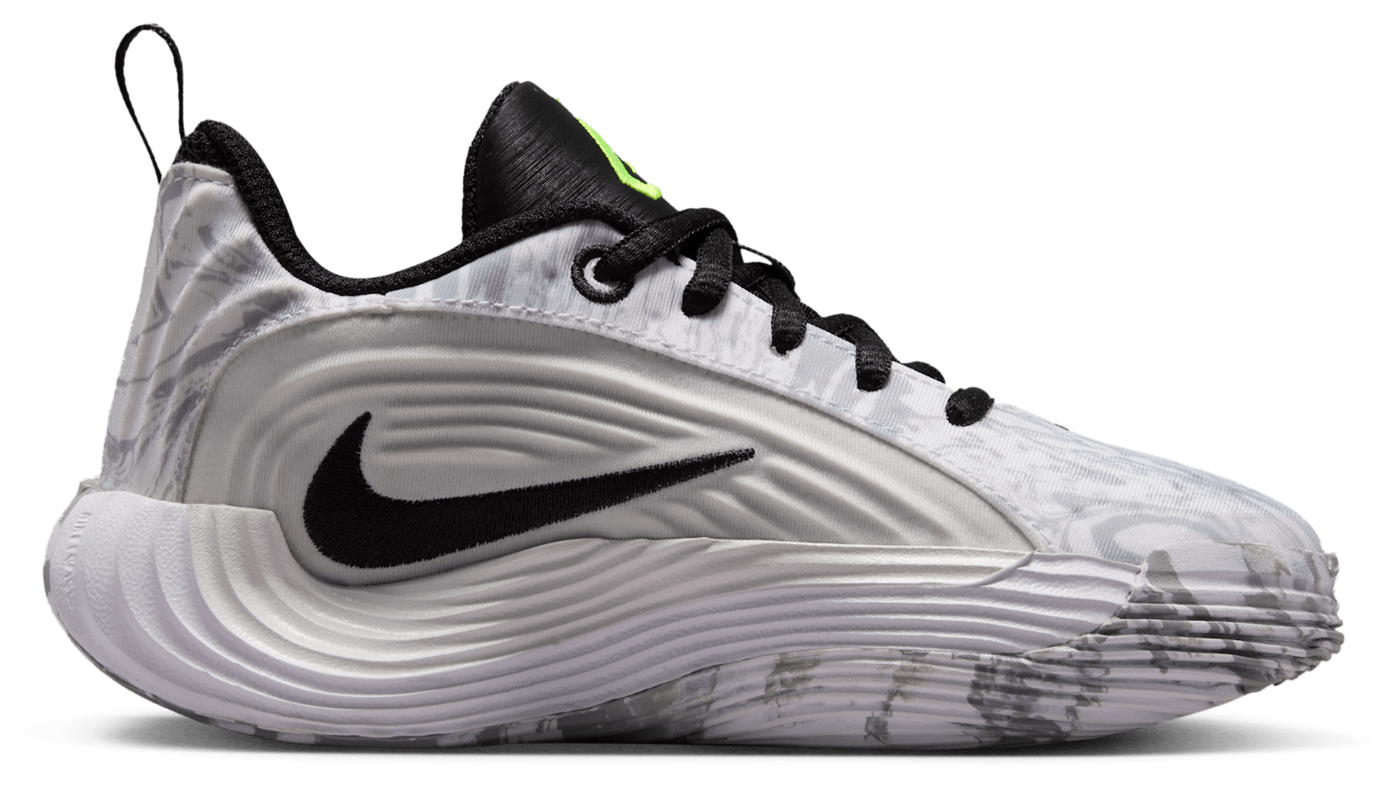 Nike Giannis Immortality 5 童款 - White/Metallic Silver/Off White - Image 1