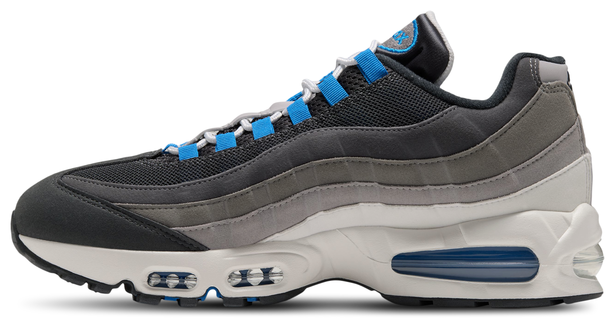 Nike Air Max 95 OG Big Bubble Premium - Grey/Blue/Black - Image 2