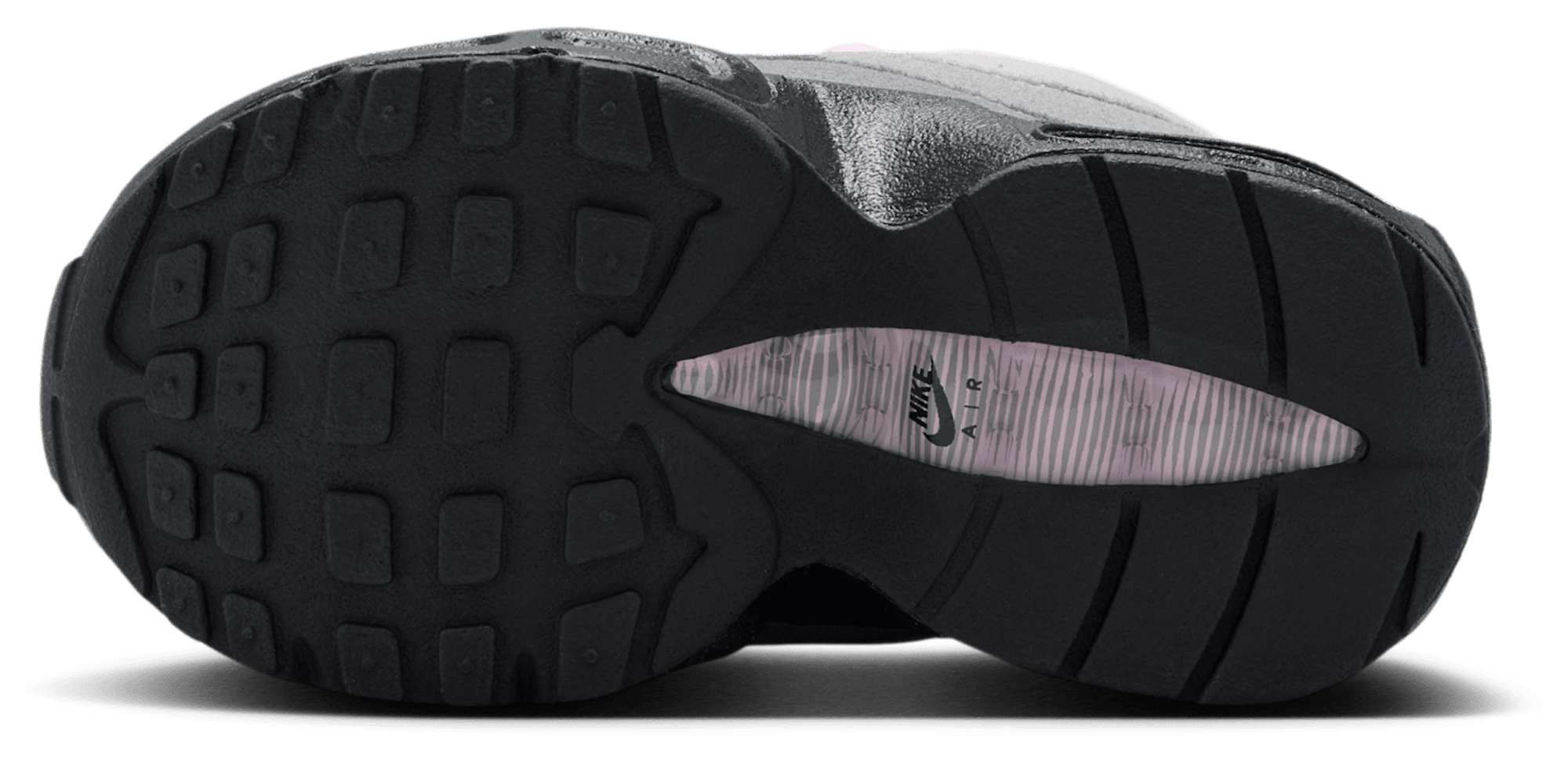 Nike Air Max 95 童款 - Pink Foam/Black/Medium Grey - Image 5