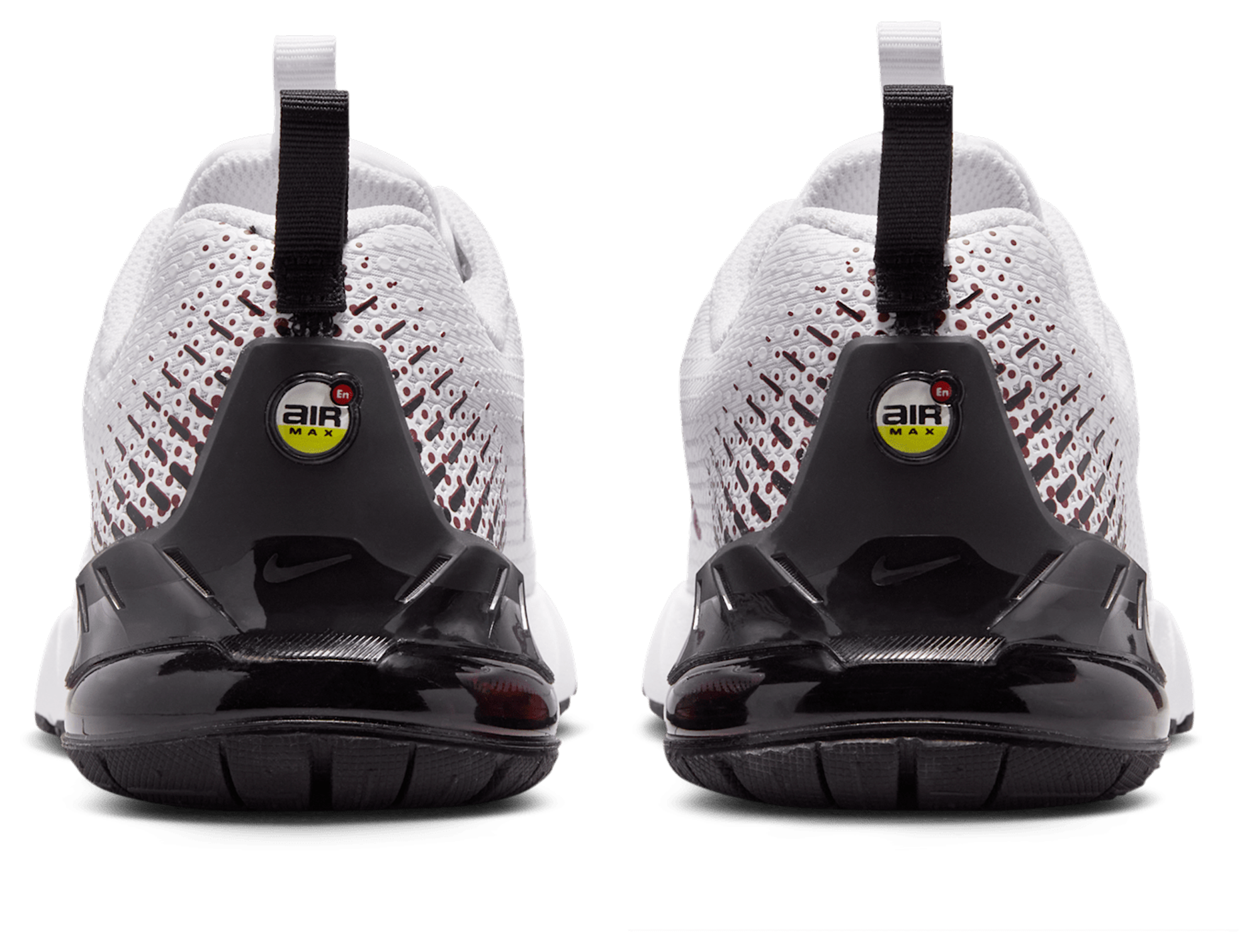 Nike Air Max Phoenix 童款 - Black/White/Team Red - Image 3