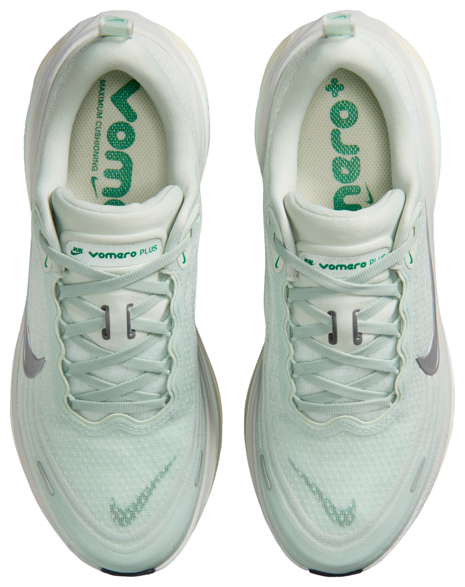 Nike Vomero Plus - Mtlc Silver/Lt Silver/Barely Green - Image 4