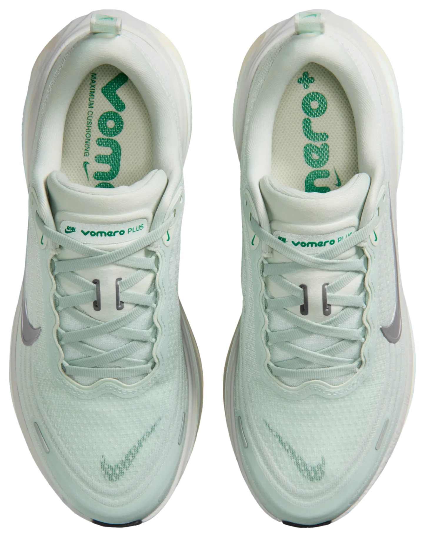 Nike Vomero Plus - Mtlc Silver/Lt Silver/Barely Green - Image 4