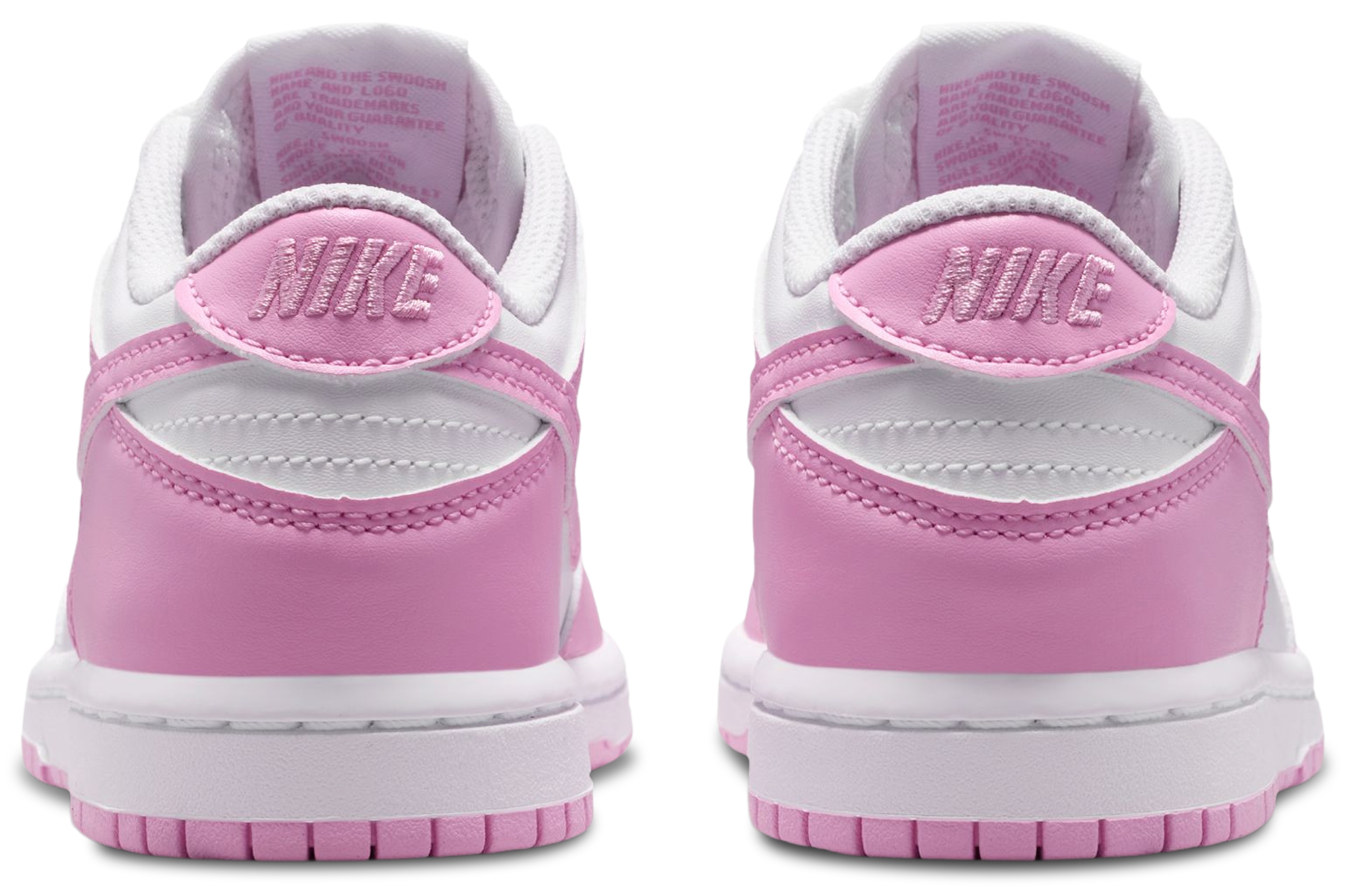 Nike Dunk Low N 童款 - Pink Rise/White - Image 3