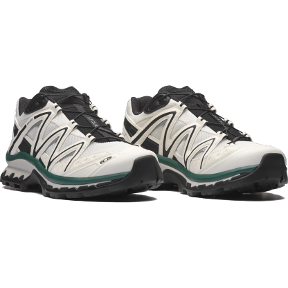 Salomon XT-QUEST - Vanilla Ice / Black / Bistro Green - View 3