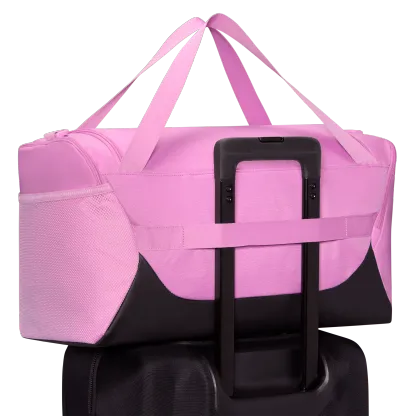 Nike Brasilia Small Duffel - Lt Magenta/Black/Black - Image 9