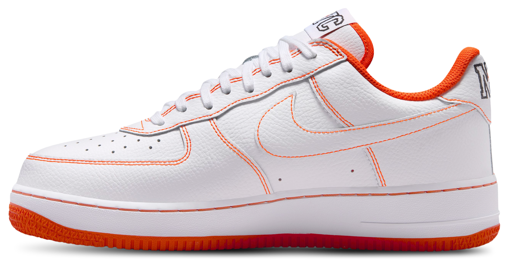 Nike Air Force 1 Kobe Protro Low - White/White/Safety Orange - Image 2