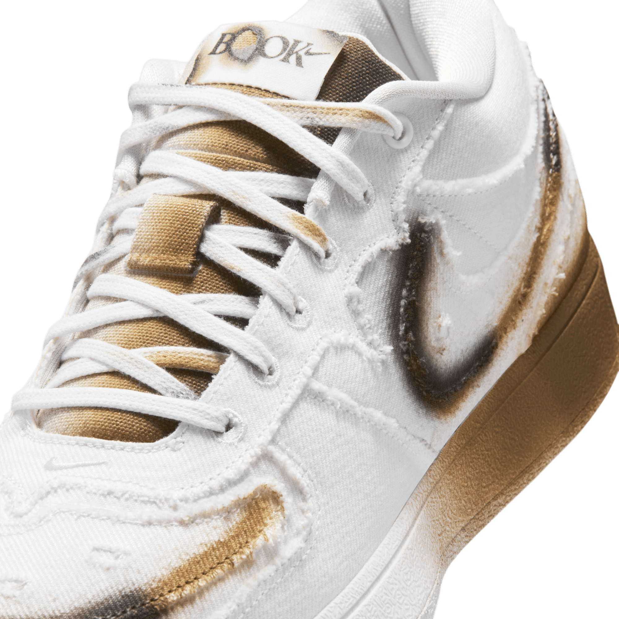 Nike Book 1 SE - White/White/Black - Image 7