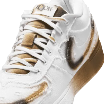 Nike Book 1 SE - White/White/Black - Image 7