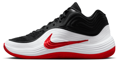 Nike Precision 8 Mid - Black/University Red/White - Image 2