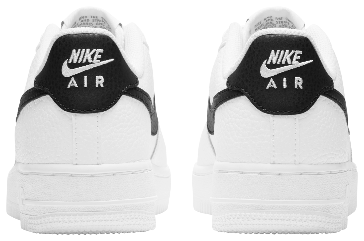Nike Air Force 1 Low 童款 - White/Black - Image 3