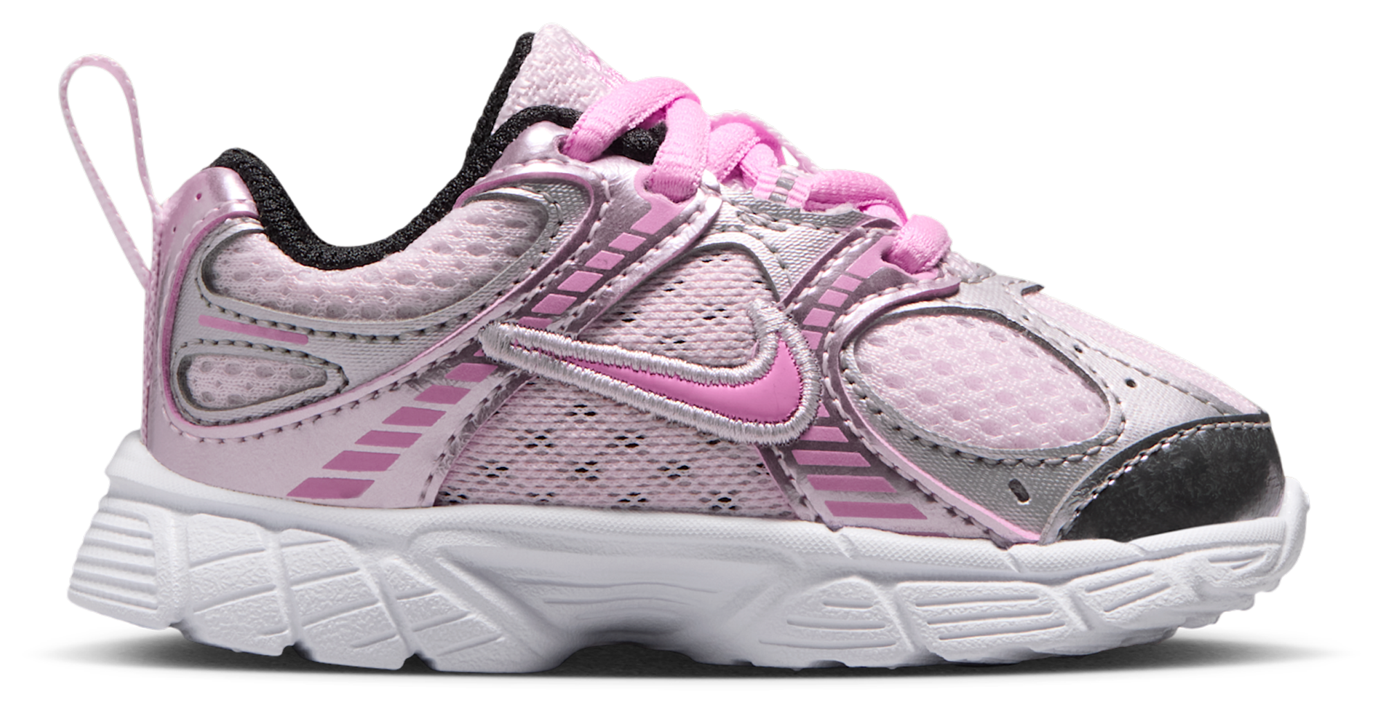 Nike V5 Lace Runner 童款 - Pink/Pearl Pink/Silver - Image 1