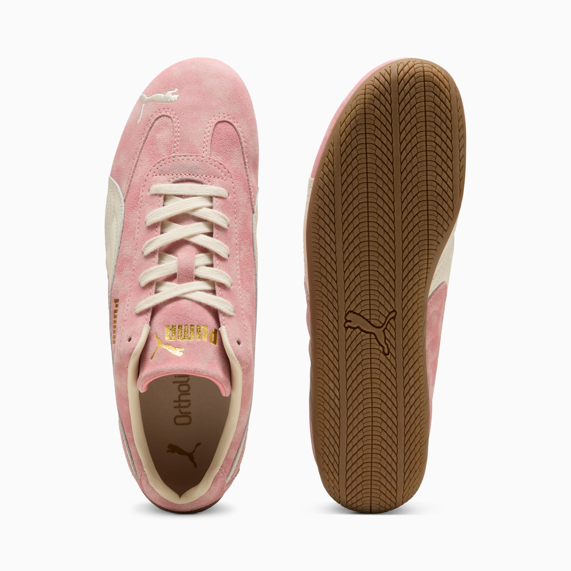 Speedcat Faded Sneakers - Carnation Pink-Alpine Snow - 7