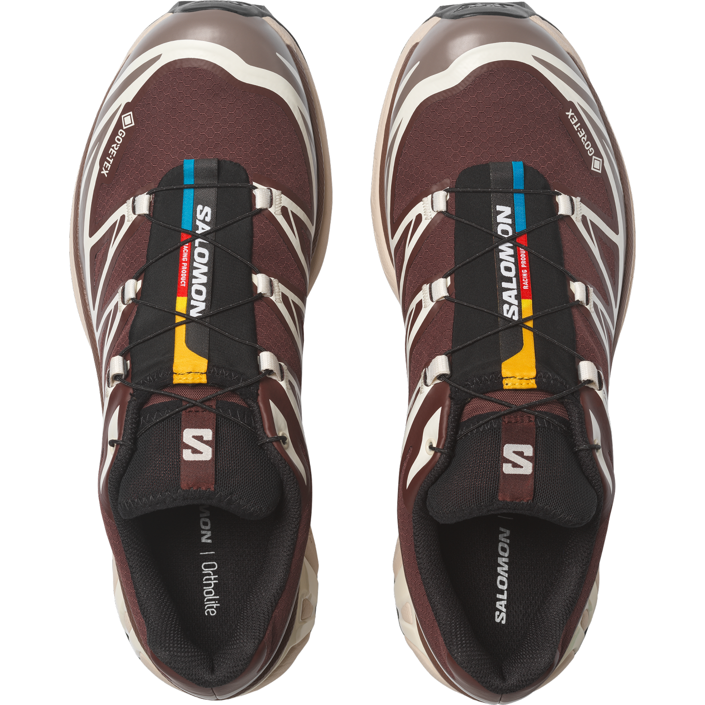 Salomon XT-6 GORE-TEX - Bitter Chocolate / Iron / Vanilla Ice - View 2