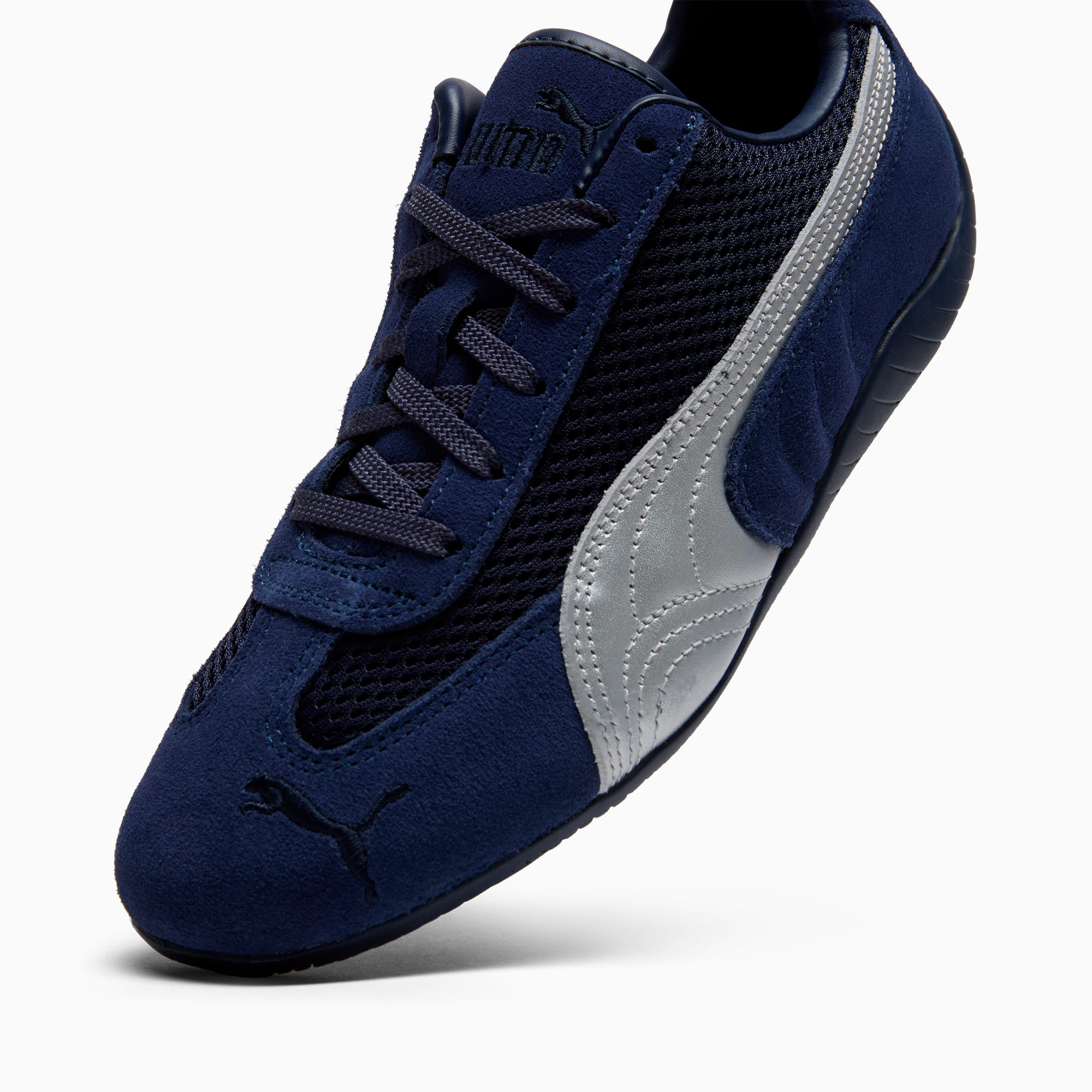 Speedcat Premium Women's Sneakers - PUMA Navy-Matte Silver - 8