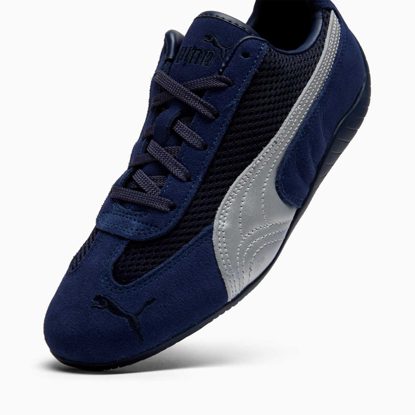 Speedcat Premium Women's Sneakers - PUMA Navy-Matte Silver - 8