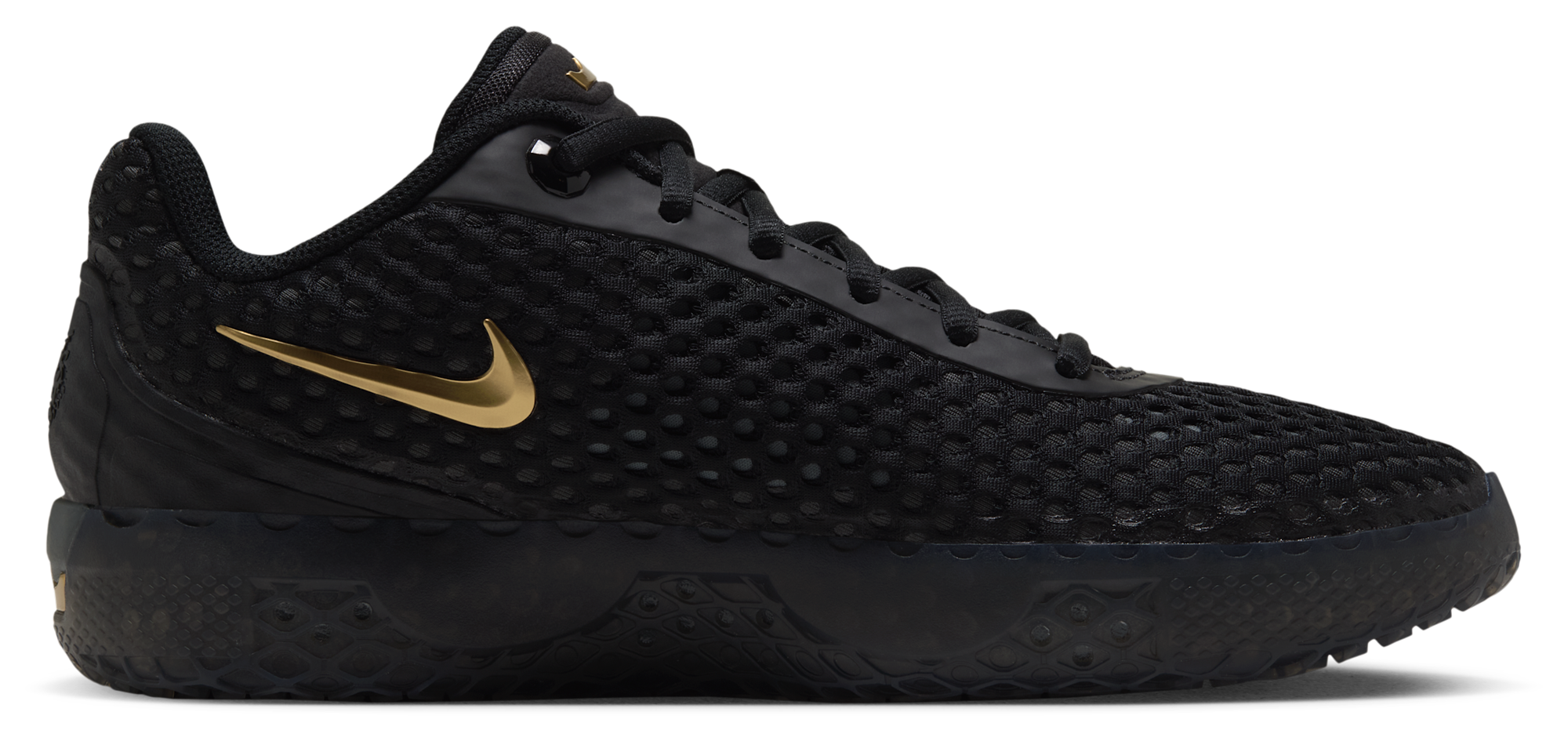 Nike Lebron Witness X - Black/Metallic Gold/Black - Image 1