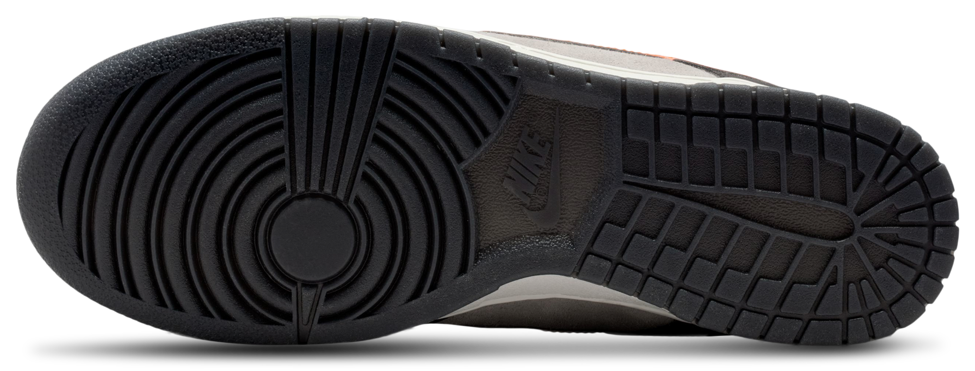 Nike Dunk Low Retro Premium - Medium Grey/Orange Peel/Black - Image 5
