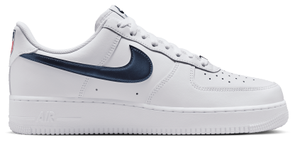 Nike Air Force 1 Low US - White/Midnight Navy/University Red - Image 1