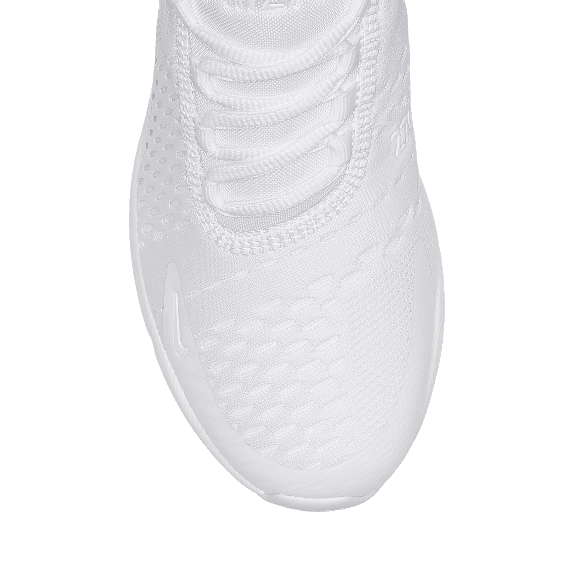 Nike Air Max 270 童款 - White/White/Metallic Silver - Image 4