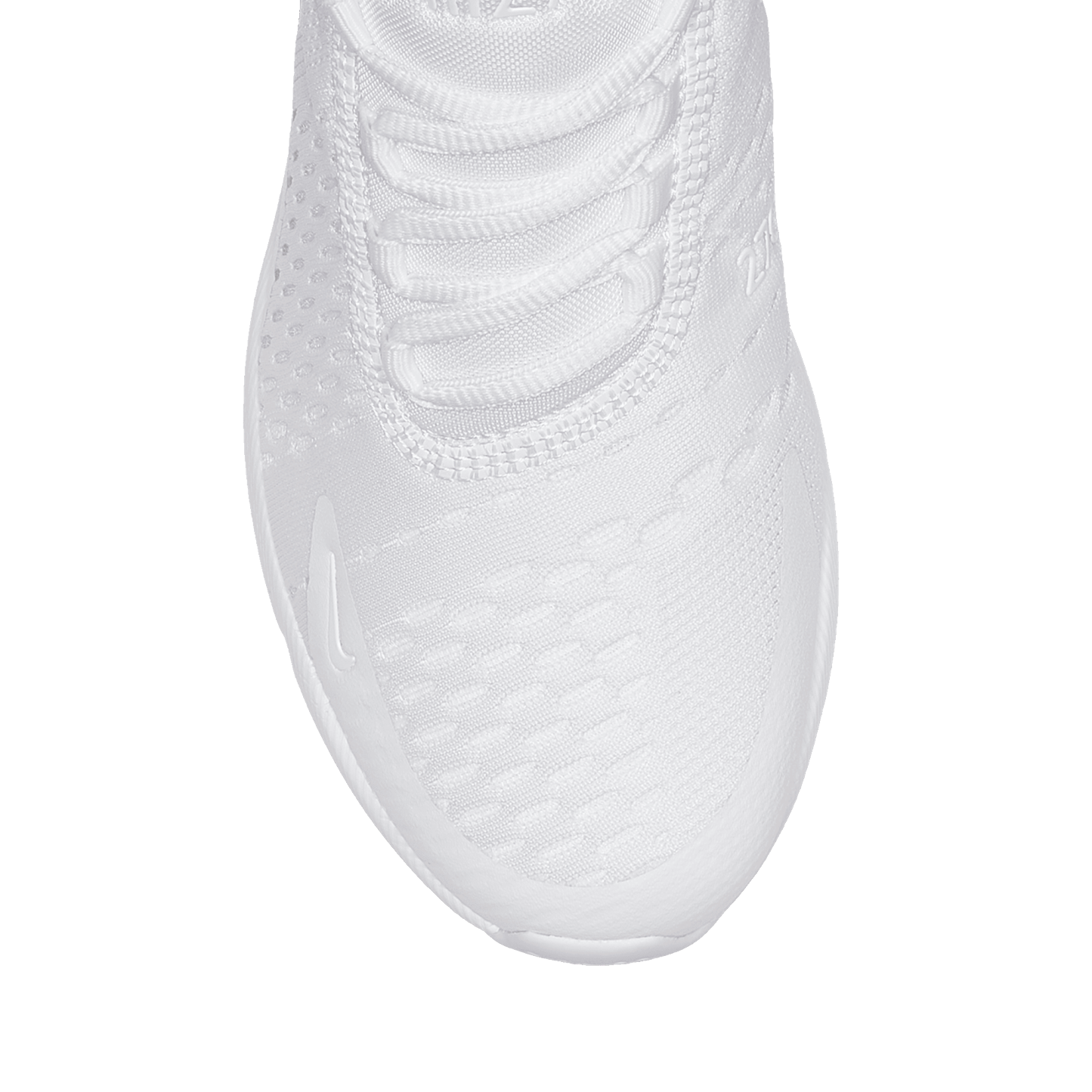 Nike Air Max 270 童款 - White/White/Metallic Silver - Image 4