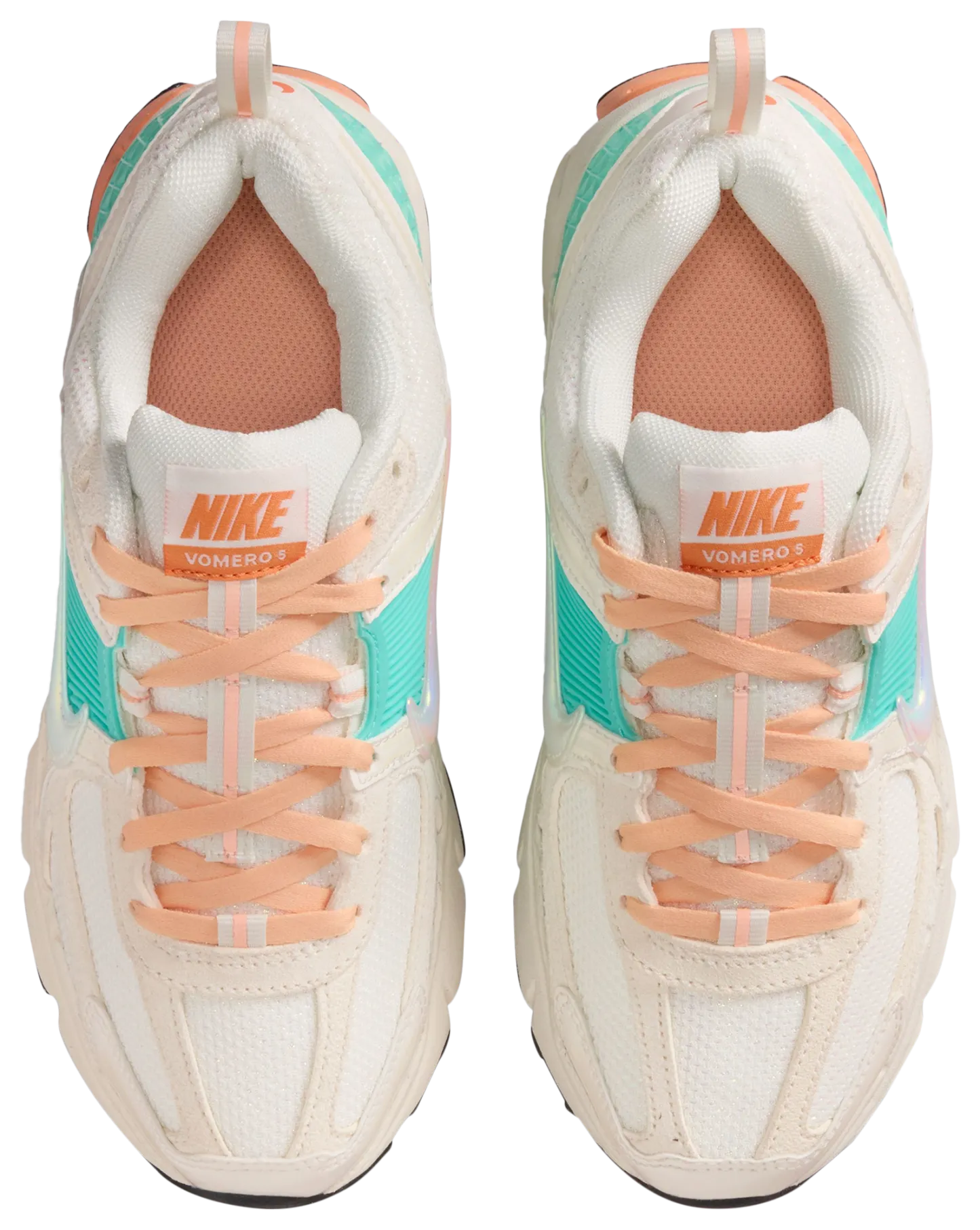 Nike Vomero 5 童款 - Orange Chalk/Off Noir White/Sail - Image 4