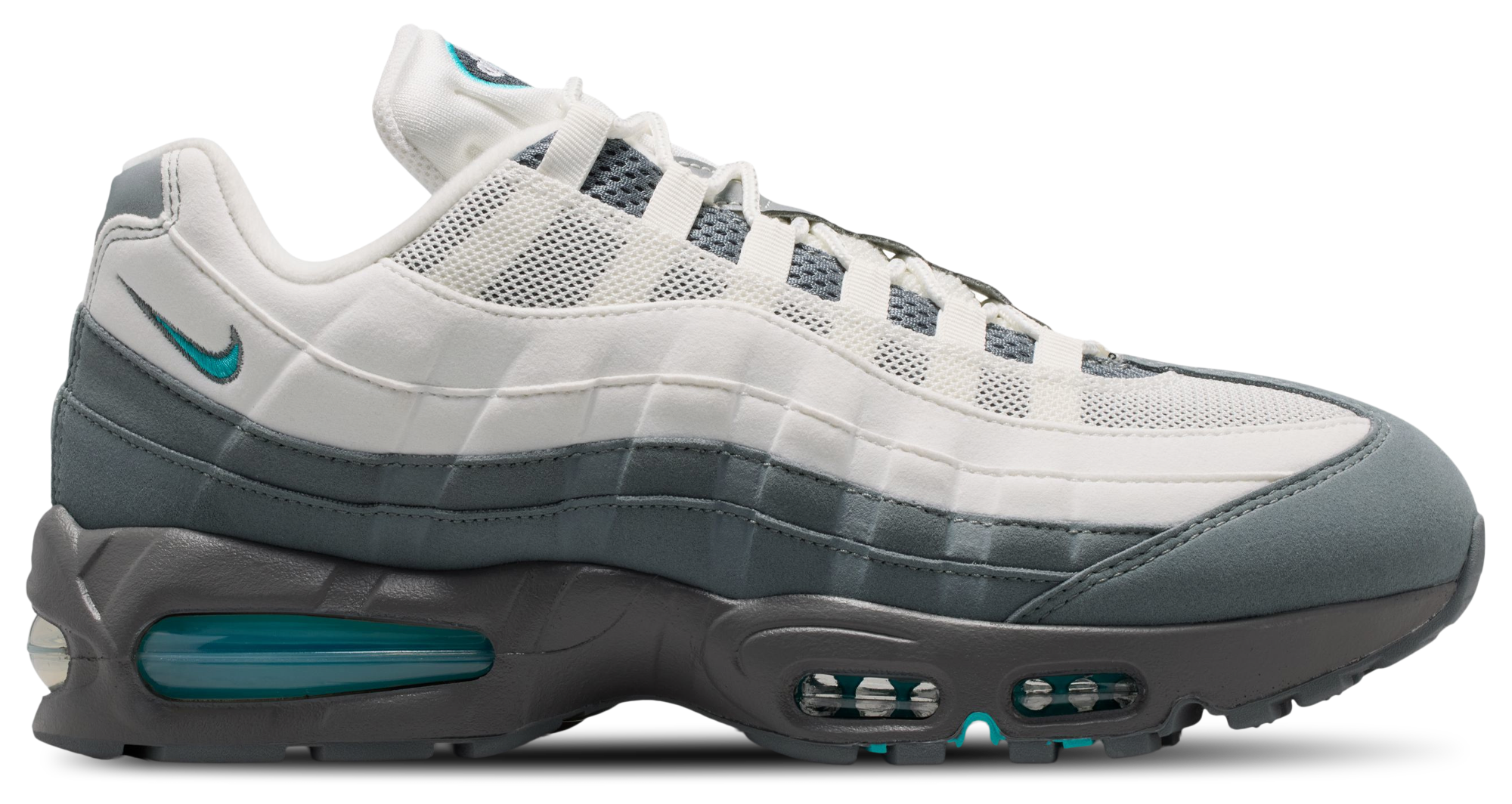 Nike Air Max 95 Big Bubble - Summit White/Dusty Cactus/Smoke Grey - Image 1
