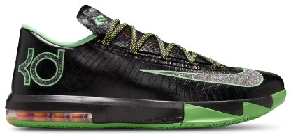 Nike KD VI - Black/Multi/Lucid Green - Image 1