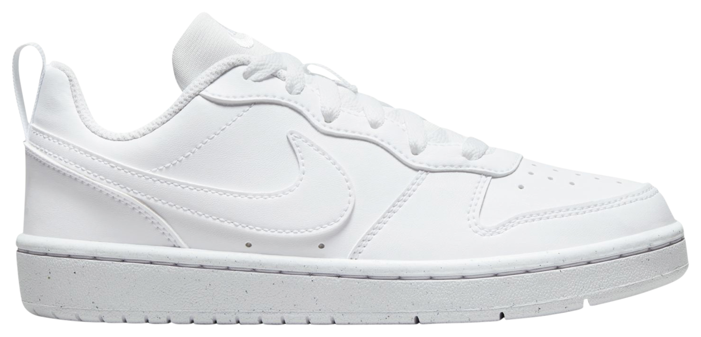 Nike Court Borough Low Recraft 童款 - White/White - Image 2