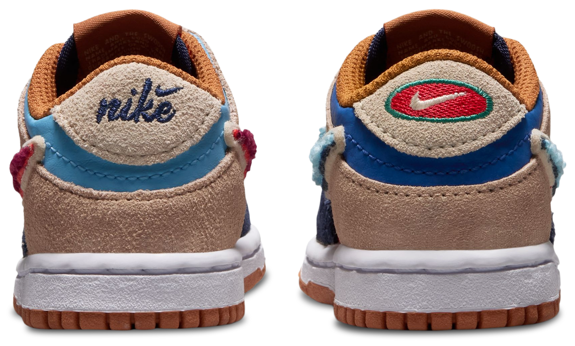 Nike Dunk Low 童款 - Red/Blue - Image 5