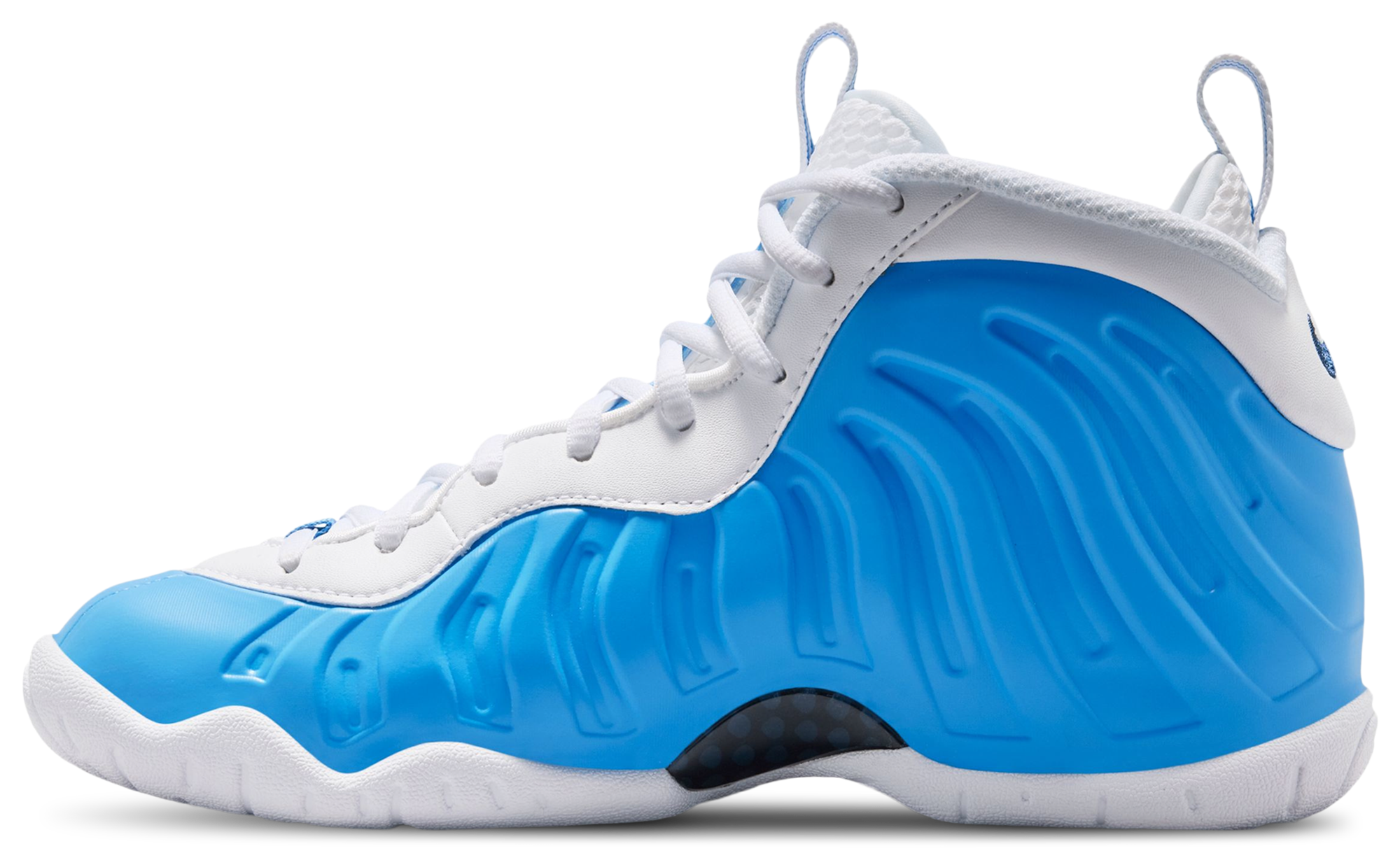 Nike Little Posite Pro 童款 - University Blue/White/Midnight Navy - Image 2