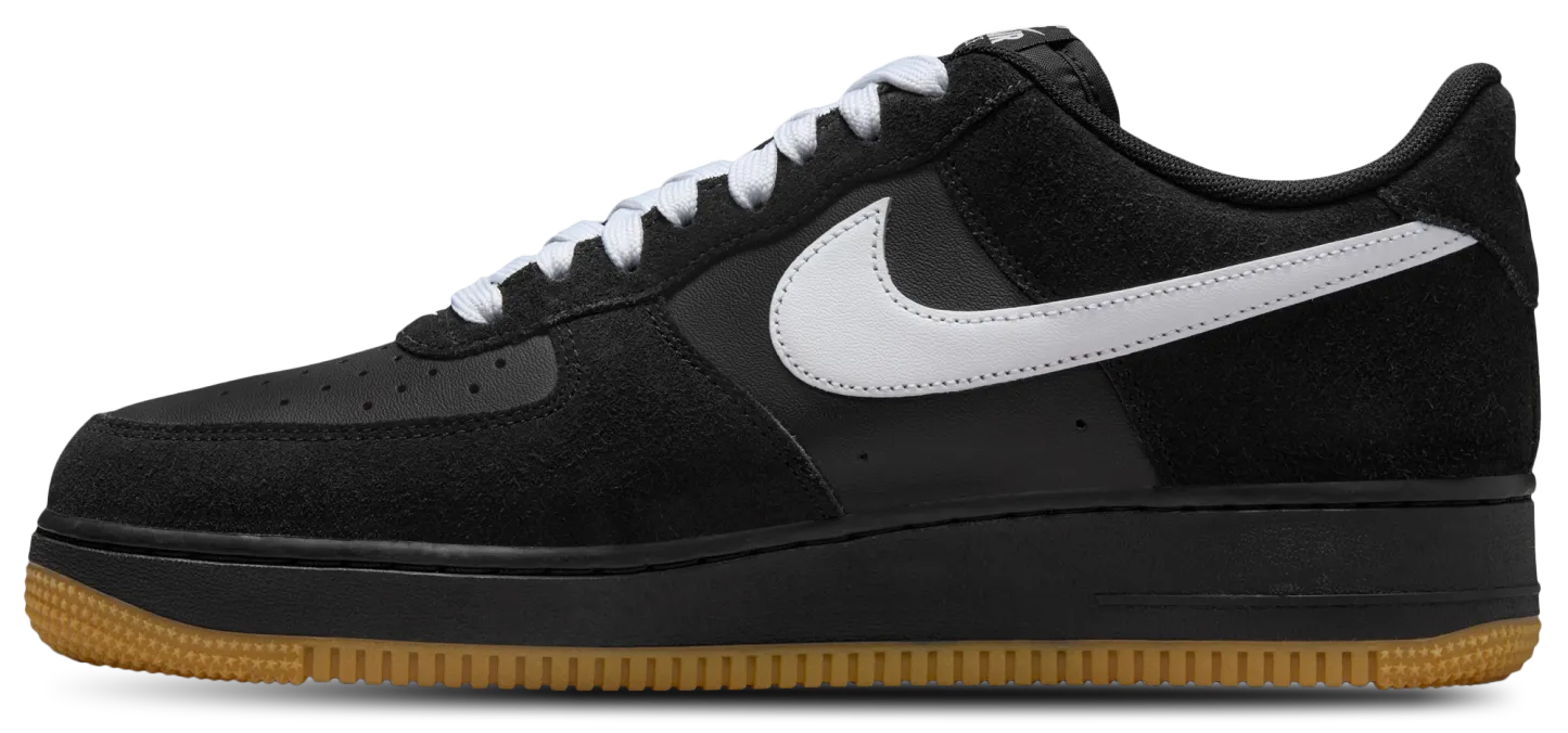Nike AF1 '07 LV8 1 - Black/Gum/White - Image 2