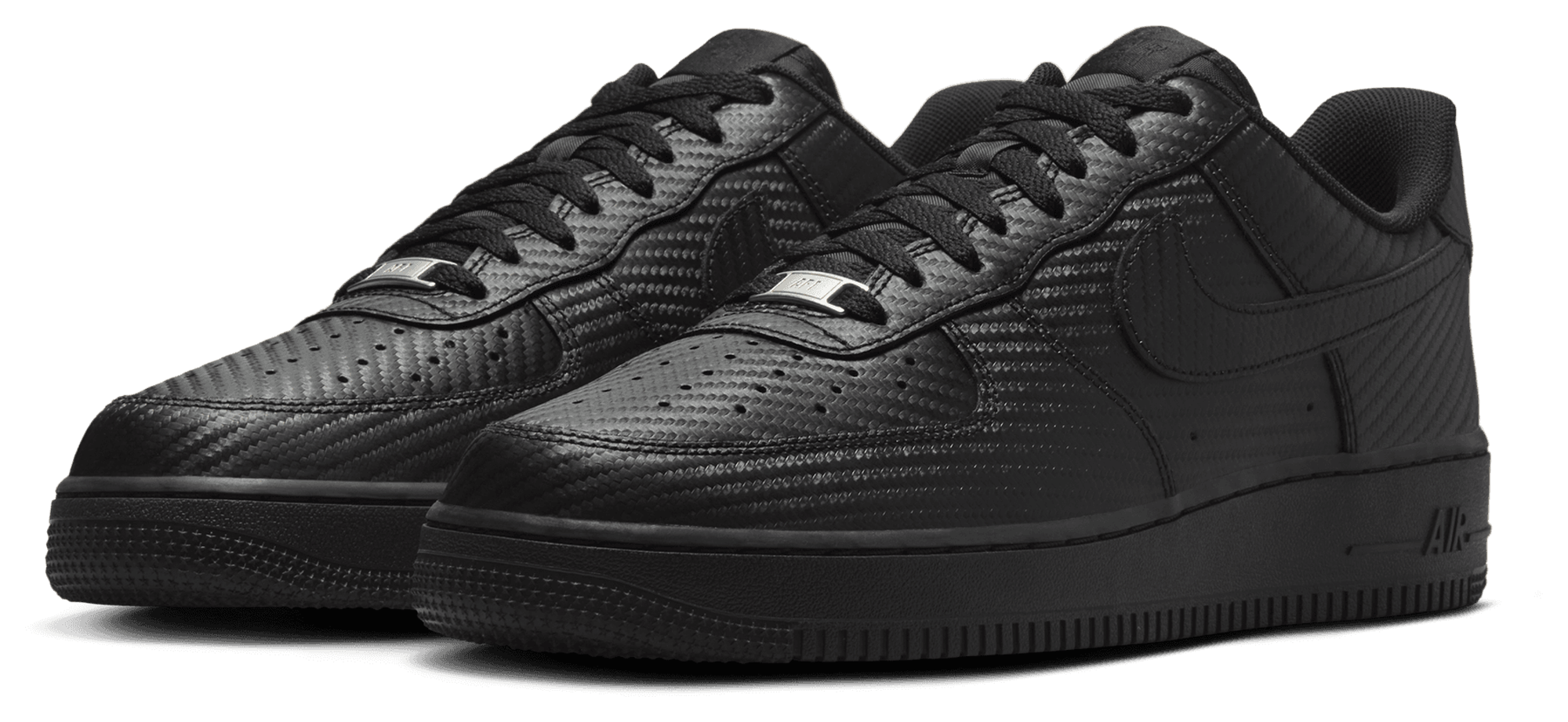 Nike Air Force 1 07 TWT - Black/Black - Image 6