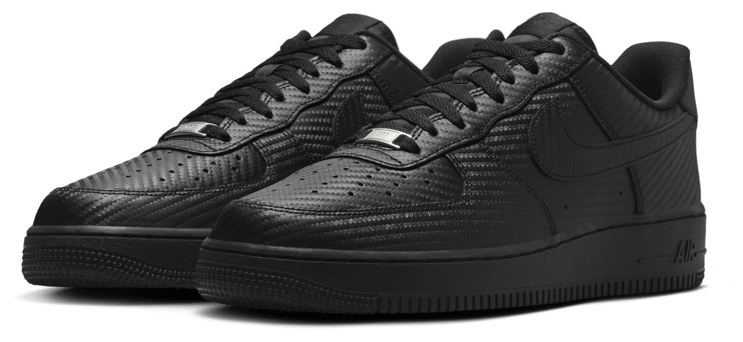 Nike Air Force 1 07 TWT - Black/Black - Image 6