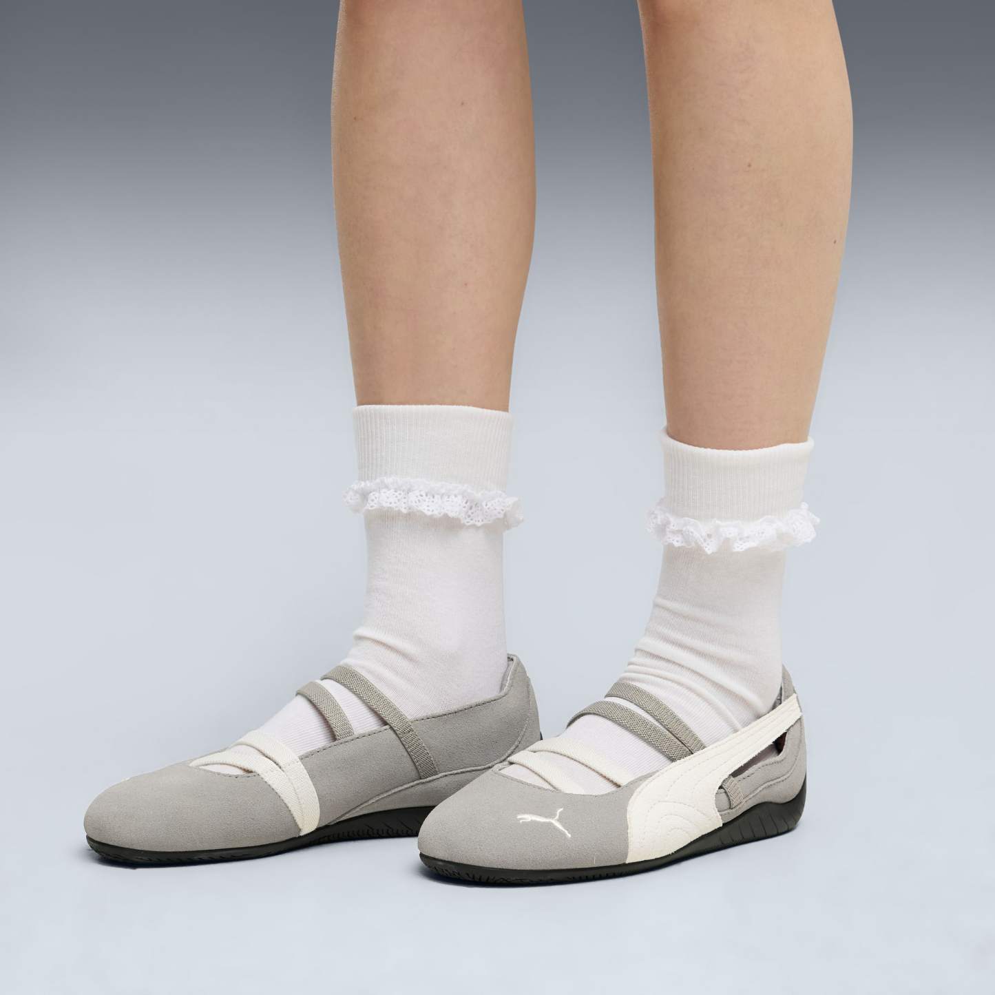 Speedcat Ballet Suede Women's Sneakers - Mouse Gray-PUMA Black - 2