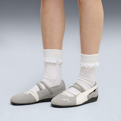 Speedcat Ballet Suede Women's Sneakers - Mouse Gray-PUMA Black - 2