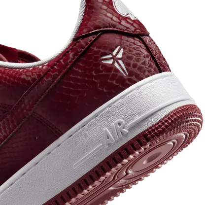 Nike Kobe Air Force 1 Low - Team Red/White - Image 8